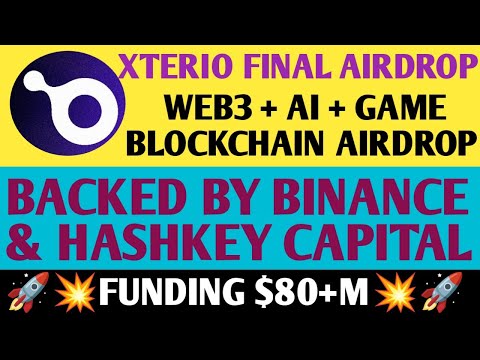 Xterio Airdrop New Update Final Call Before TGE| Xterio Airdrop Ai Mission Update| Xter Coin Airdrop