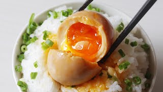 【ストック必須🔥】煮卵丼【簡単男飯】