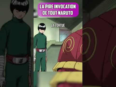 Extrait de cette vidéo☝️ #naruto #gaï #maitogai #invocation #tortue