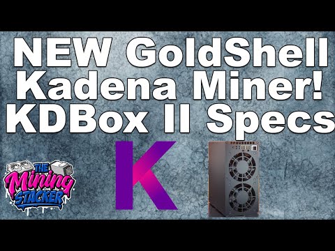 NEW KDA Kadena Crypto Miner Goldshell KD Box 2 II Specs! Is It as Efficient as Bitmain Antminer KA3?