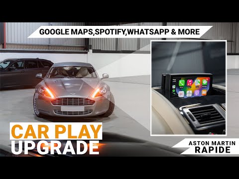 Wireless Apple CarPlay & Android Auto in Aston Martin Rapide | Google Maps, Spotify, WhatsApp & More