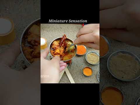 Miniature Kadai Chicken recipe | How to make Kadai chicken #shorts #Chicken #miniature