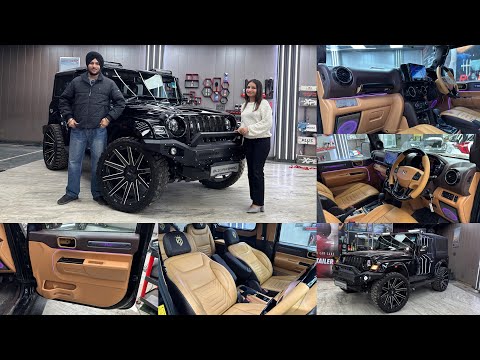 गाड़िओ का है Desi HULK | Mahindra Thar Modified | Thar Modification 2024 | Thar Luxury Interior 2024