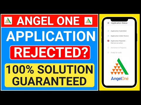 🔴Angel one application rejected problem solve✅