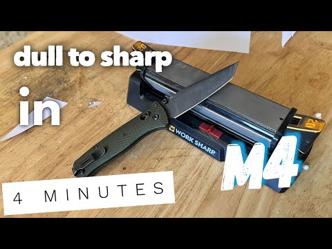 Dull to sharp M4 Steel - 4 minutes real time