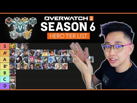 Overwatch 2 - SEASON 6 Invasion Hero Tier List