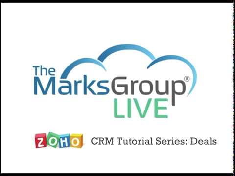 Zoho CRM Tutorial: Deals