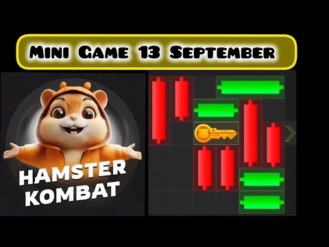 Hamster Kombat Mini Game 13 September 2024 | Mini Game | Hamster Puzzle