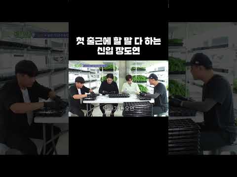 첫 출근에 할 말 다 하는 신입 장도연