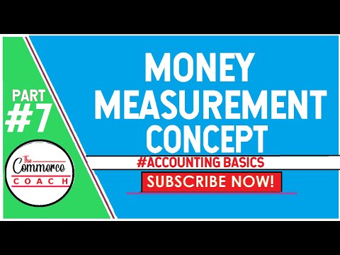 money measurement concept in accounting in hindi Class 11th CA foundation CMA foundation BCOM