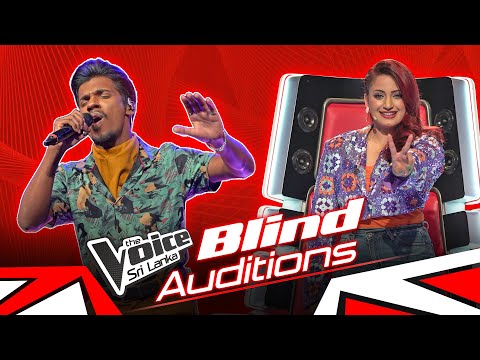 Sajith Pushpakumara | Say Something  |  Blind Auditions | The Voice Sri Lanka