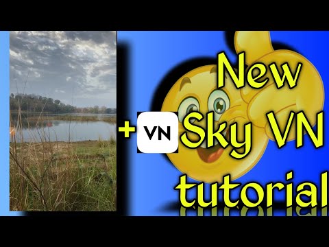 New Sky tutorial | VN tutorial 2023 |VN app#vn video editor