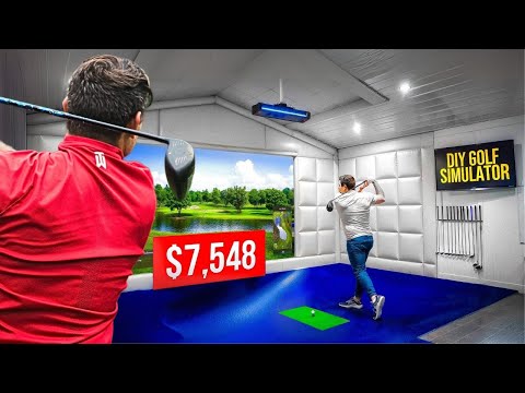 How to Build 99% of a $100,000 Golf Simulator for Only $7,548