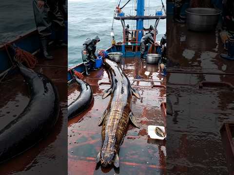 HUGE EEL(ELECTRIC FISH)⚡🐟captured by fishermen🌊