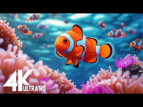 Animal's Super Senses Underwater. Beautiful Coral Reef Fish In Sea | Ocean Documentary 4k (ULTRA HD)