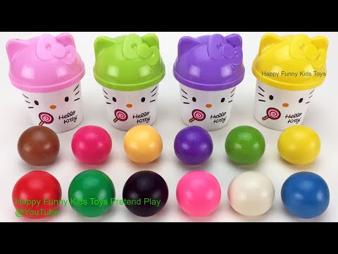 Learn Names of Fruits and Vegetables with Play Doh | Yowie European Rabbit Zuru 5 Surprise Toys