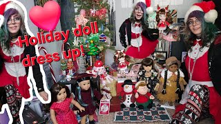 Holiday Doll Dress Up - American Girl + Blythe Dolls