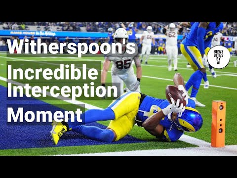 Ahkello Witherspoon's Epic Game-Winning Interception