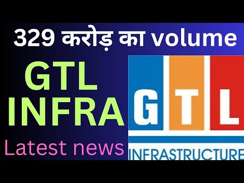 GTL INFRA 329 करोड़ का volume 🔥 Latest Update Today