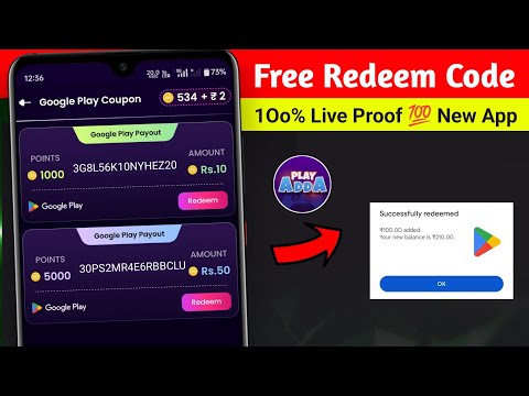 Play Adda App | Free Redeem Code App | Free Redeem Code | Google Play Redeem Code App