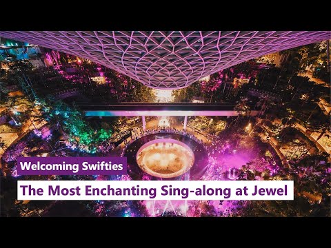 Welcoming Swifties: The Most Enchanting Sing-along at Jewel Changi Airport