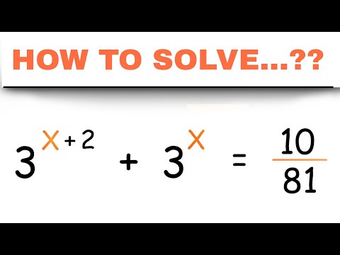 Solving Exponential Equation Using Exponent Properties #math #cbse #youtube