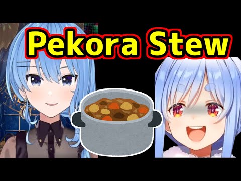 Suisei would cook Pekora Stew   [Hololive/Hoshimachi Suisei/Usada Pekora]