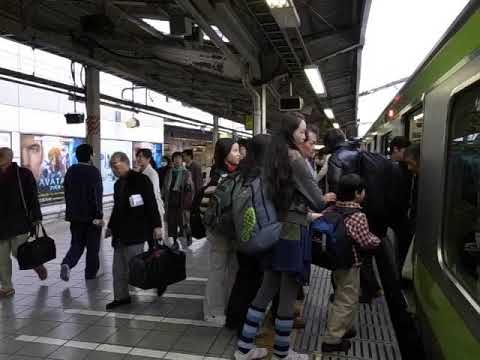 2009 山手線 新宿駅-上野駅 091209 LCNE