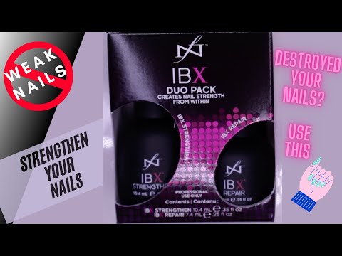 What to use if you've DESTROYED your nails|!! Entire IBX Nail Treatment Application