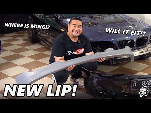 2003 BMW E46 BUILD! FITTING A NEW LIP WITHOUT MING! Ep.3 #bmw #bmwe46