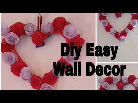 WOW!! Amazing Heart Wall Hanging/ Best out of waste ideas 2021/Handmade decor / My lifestyle