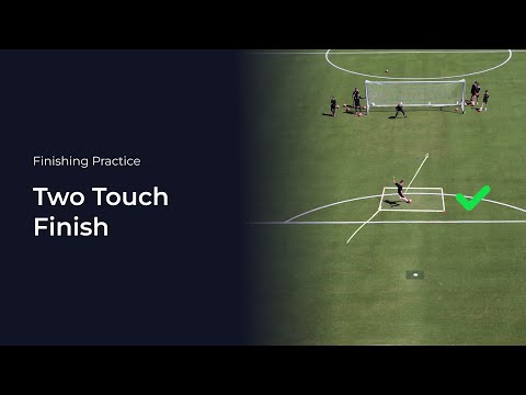 Two Touch Finish | Soccer Coaching Drill