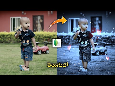 New tricks Snapseed blue photo editing in 2022 Snapseed best photo editing in Telugu