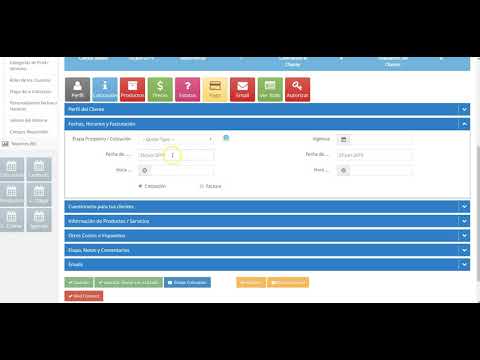 6. Modulo Cotizaciones - Fechas, Horarios y Facturas