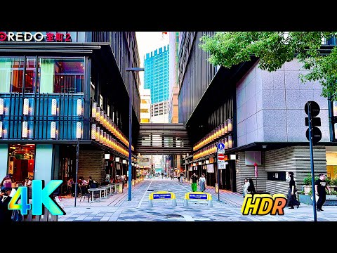 Japan Tokyo Walk Nihonbashi | Premier Spot for Upscale Shopping and Fashion • Japan Walk 4K