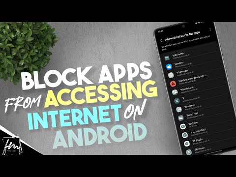 How to block Apps from accessing Internet on Android