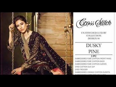 Cross Stitch Luxury Suits Winter Collection 2018