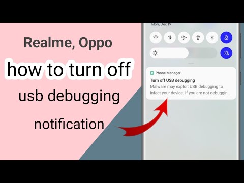 How to turn off usb debugging mode in realme and Oppo