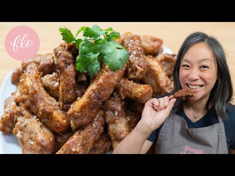 These Crispy Honey Garlic Ribs are Super Addictive