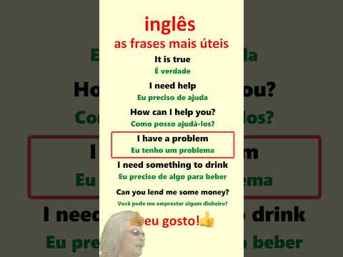 Inglês. Aprenda frases mais úteis em inglês para principiantes!