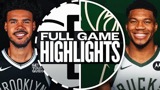 NETS at BUCKS | FULL GAME HIGHLIGHTS | January 2, 2025