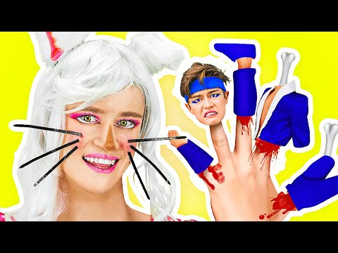 I Became HELLO KITTY! Extreme Beauty Hacks and Gadgets for an Ultimate MAKEOVER by La La Life Emoji