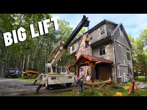 The Terex Crane goes to work! | Driving to make a lift