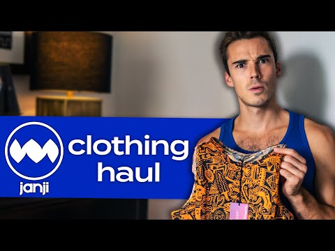 JANJI: my favorite clothing haul I've ever done?!? 👕 2022 MENS FITNESS CLOTHING HAUL