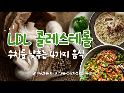 콜레스테롤 수치를 낮추는 놀라운 음식 4가지 이렇게 드셔보세요