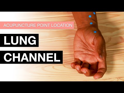 Acupuncture Point Location: The Lung Channel (Lung Meridian)