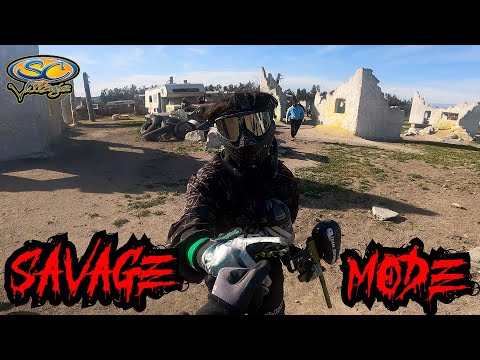 SC VILLAGE PAINTBALL 4K // OMAR ON SAVAGE MODE 💢⚪️🟠🔫