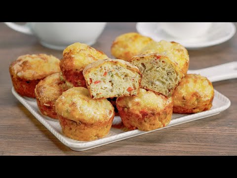 COTTAGE CHEESE & EGGS MUFFINS. Delicious & Unusual BREAKFAST or BRUNCH Idea. Recipe by Always Yummy!