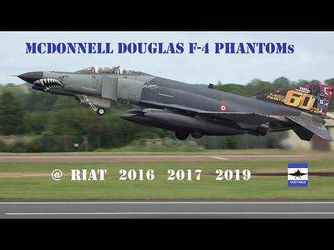 McDonnell Douglas F-4E Phantom jets @ RIAT 16  17  & 19