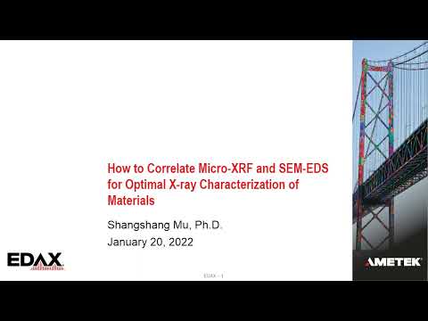 How to Correlate Micro XRF and SEM-EDS for Optimal X-ray Characterization of Materials